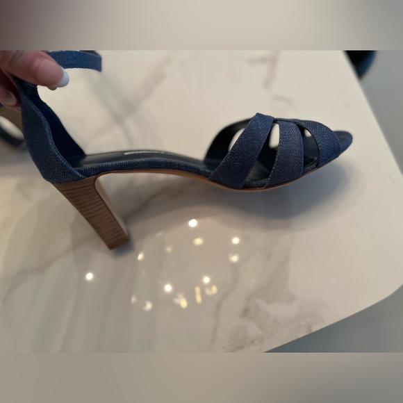 Manolo Blanhik denim sandals - Picture 8 of 8